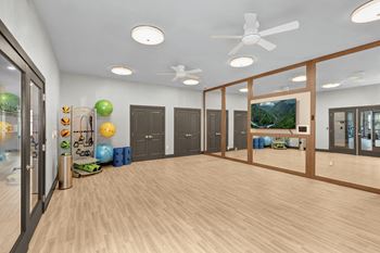 Elite Fitness Center With Cardio And Strength Studio at Abberly Avera Apartment Homes by HHHunt, Manassas